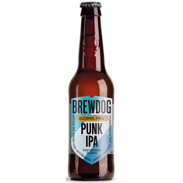 Bière Brewdog Punk IPA 0,5% sans alcool Sanzalc, cave sans alcool pour adultes décomplexés