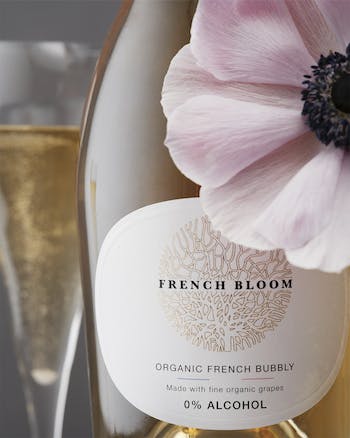 Effervescent French Bloom blanc 0.0% sans alcool Sanzalc, cave sans alcool pour adultes décomplexés