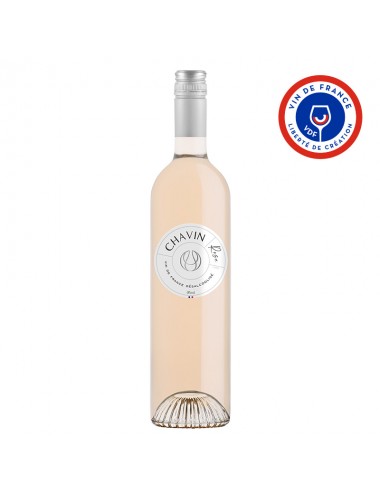 Vin rosé CHAVIN ZERO - Vin de France sans alcool 0,0%
