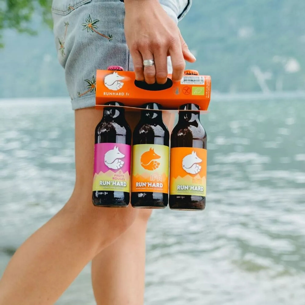 IPA-Bier ohne Alkohol oder Gluten 75cl - RUN'HARD