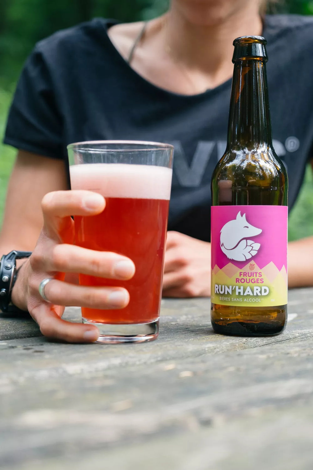 RED FRUITS Bier ohne Alkohol 33cl - RUN'HARD