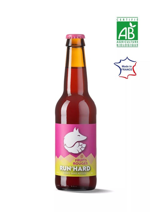 RED FRUITS Bier ohne Alkohol 33cl - RUN'HARD
