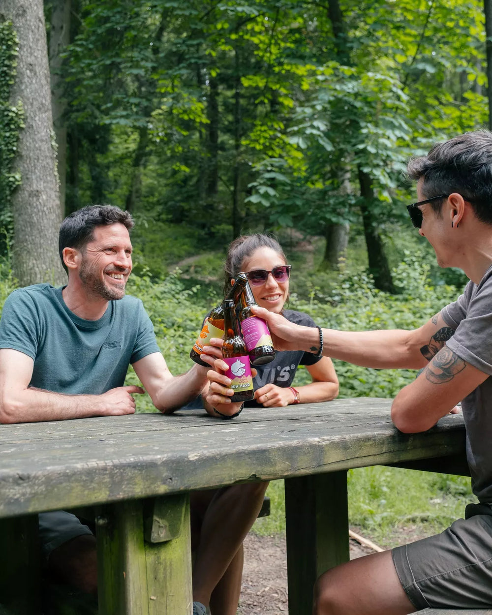 RED FRUITS Bier ohne Alkohol 75cl - RUN'HARD