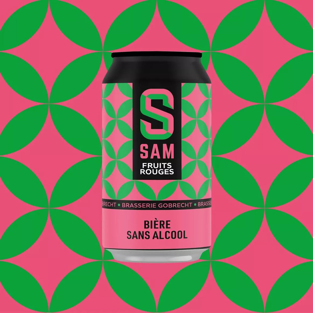 SAM Rotes Früchtebier ohne Alkohol 0,5% - 33 cl Dose
