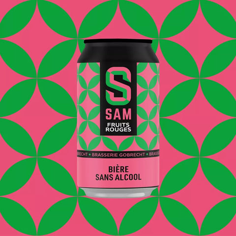 SAM Rotes Früchtebier ohne Alkohol 0,5% - 33 cl Dose