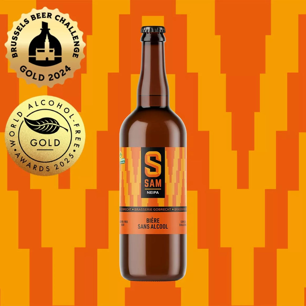SAM NEIPA Bier ohne Alkohol 0,5 % – 75 cl Flasche