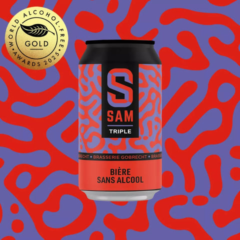 SAM Dreifachbier ohne Alkohol 0,5 % - 33 cl Dose
