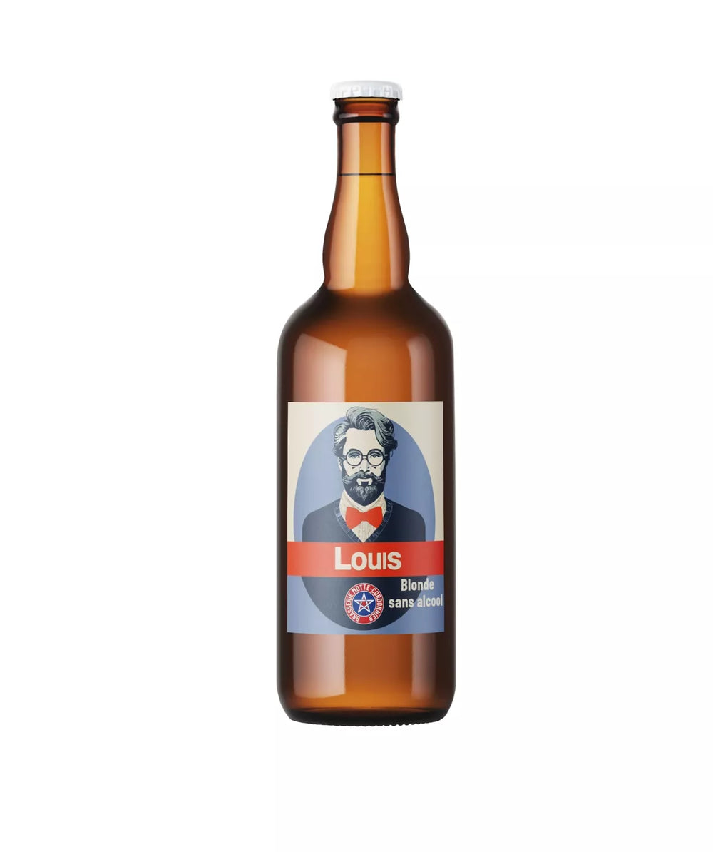 Louis 0° Motte Cordonnier Blondes Bier 0,5% - 75 cl