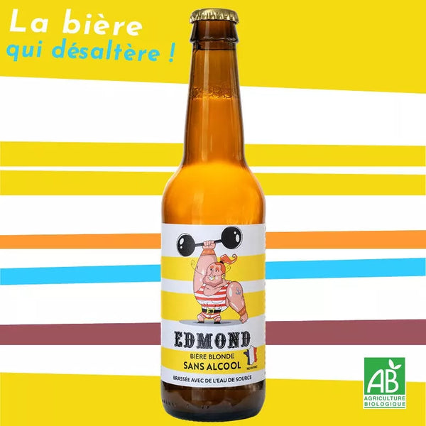 Edmond Beer Blonde e Organic 0,5% senza alcol - 33 CL