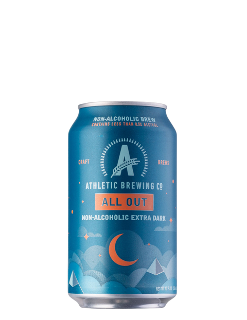 Athletic Brewing All Out Extra Dark Bier ohne Alkohol 0,4%