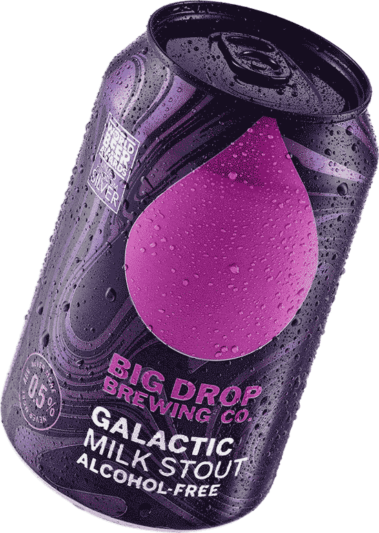 Big Drop Galactic Milk Stout 0,5 % alkoholfreies Bier