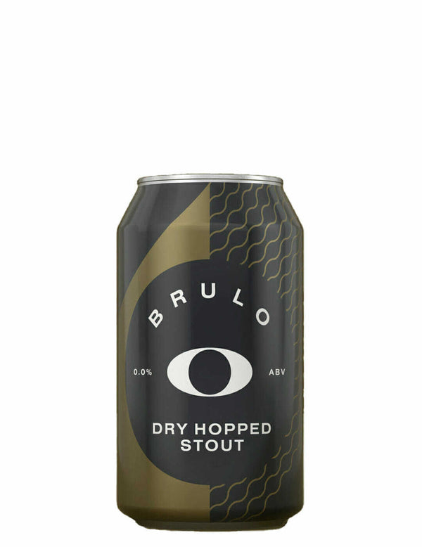 Brulo bière Dry Hopped Stout sans alcool 🥂 Sanzalc, la cave sans alcool et sans complexe