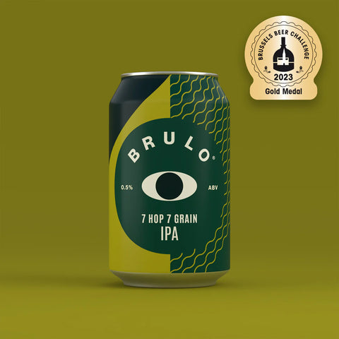 Brulo 7 Hop 7 Grain IPA Bier ohne Alkohol 0,5%