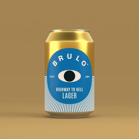 Brulo Highway To Hell Lagerbier ohne Alkohol 0,5%