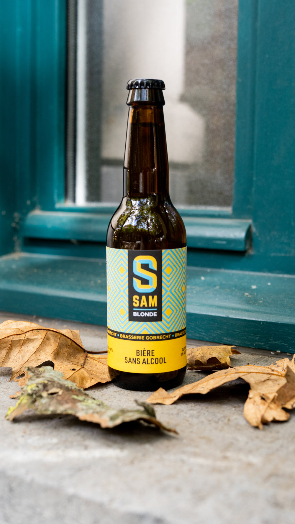 SAM Blondes Bier ohne Alkohol 0,5 % – 33 cl Flasche