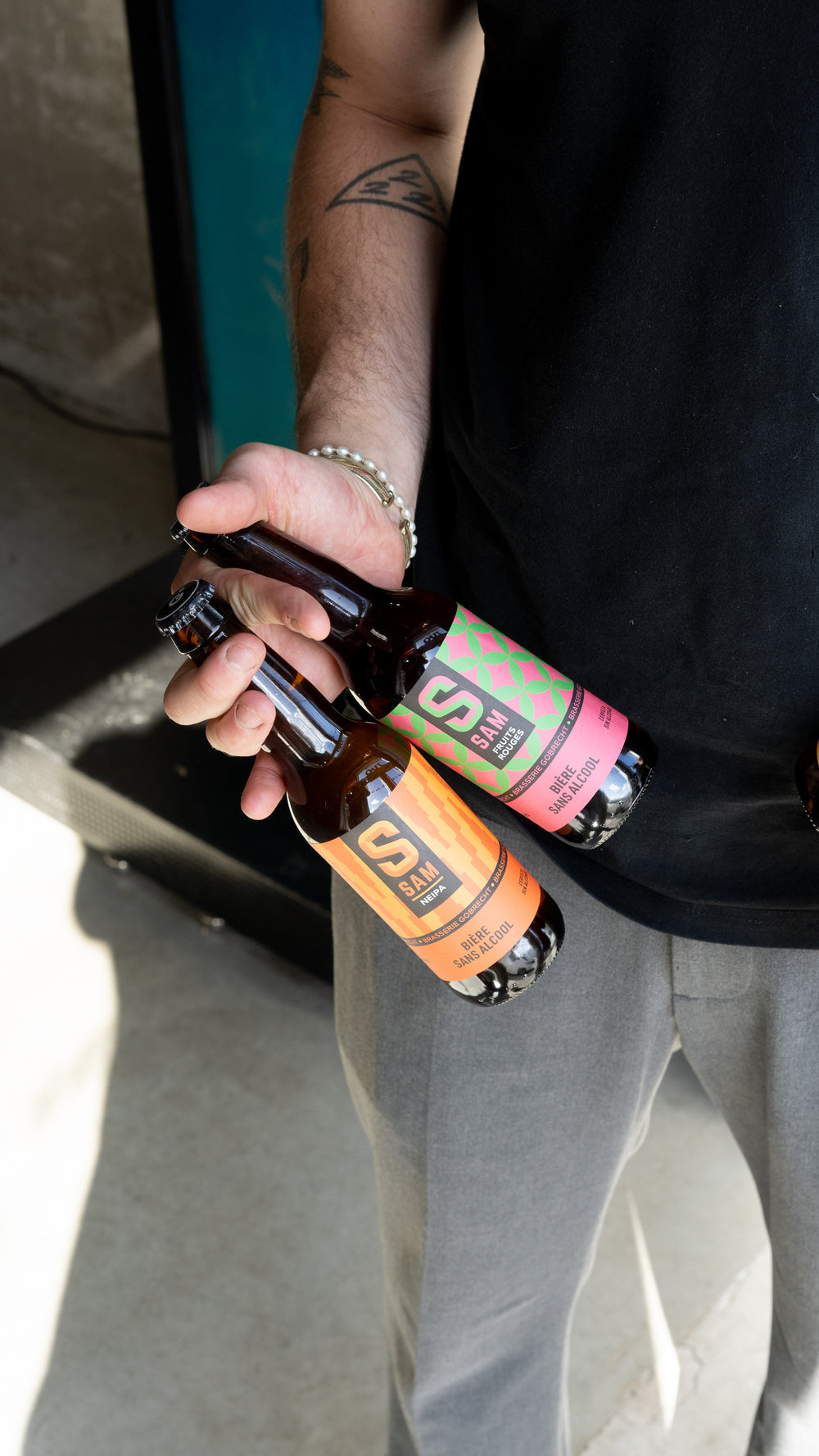 SAM NEIPA Bier ohne Alkohol 0,5 % – 75 cl Flasche