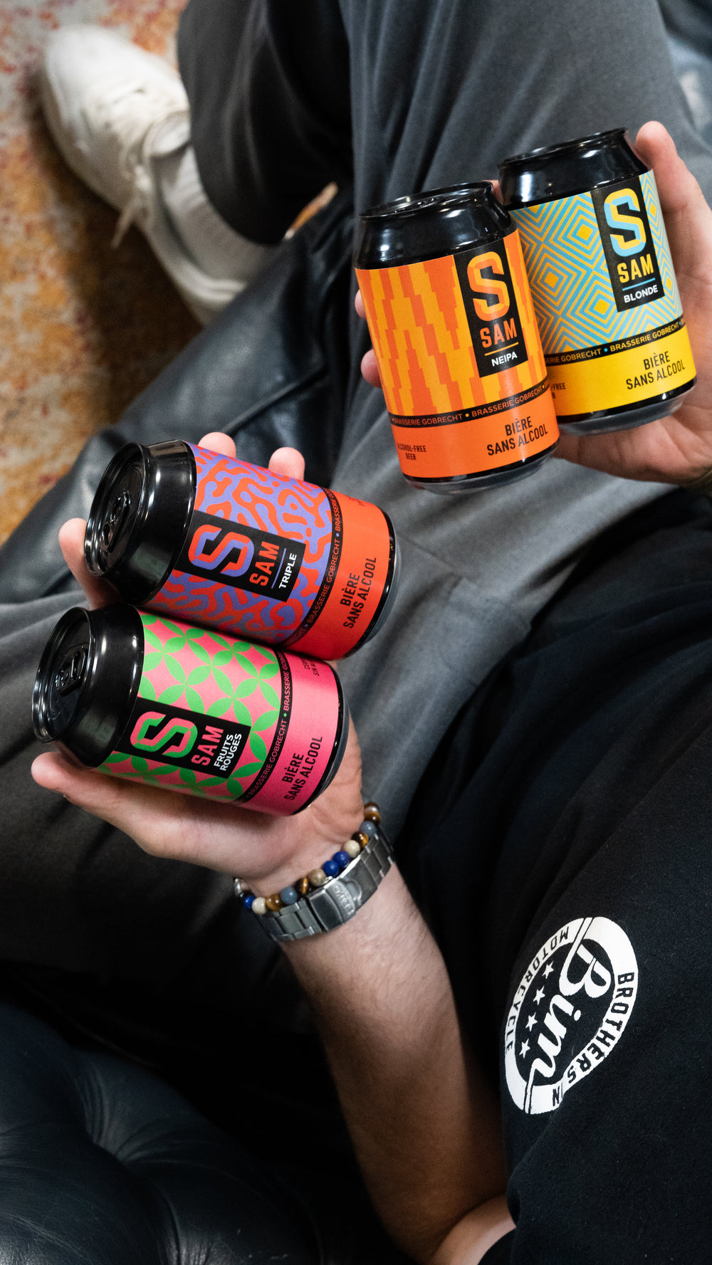 SAM Rotes Früchtebier ohne Alkohol 0,5% - 33 cl Dose