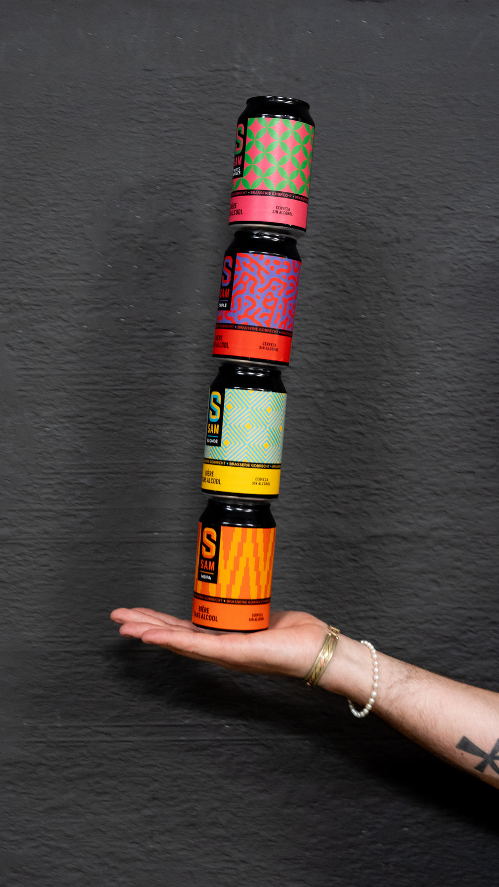 SAM Dreifachbier ohne Alkohol 0,5 % - 33 cl Dose