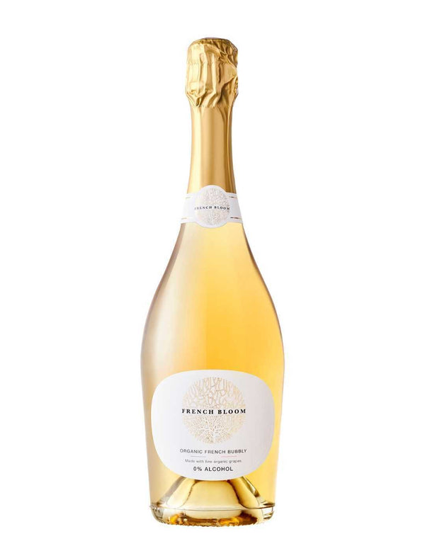 Effervescent French Bloom blanc 0.0% sans alcool Sanzalc, cave sans alcool pour adultes décomplexés