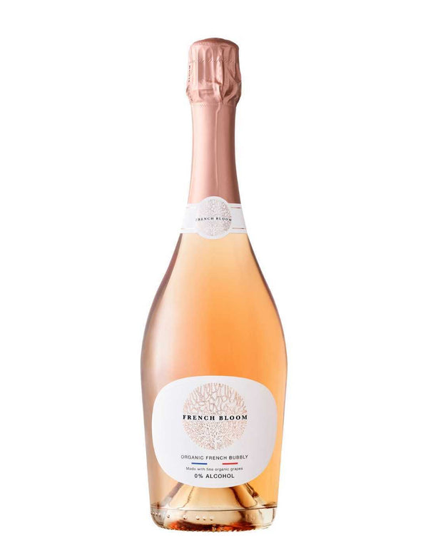 Effervescent French Bloom rosé 0.0% sans alcool Sanzalc, cave sans alcool pour adultes décomplexés