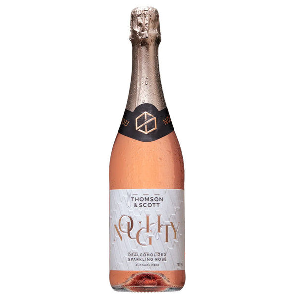 Effervescent Noughty rosé 0.0% sans alcool Sanzalc, cave sans alcool pour adultes décomplexés