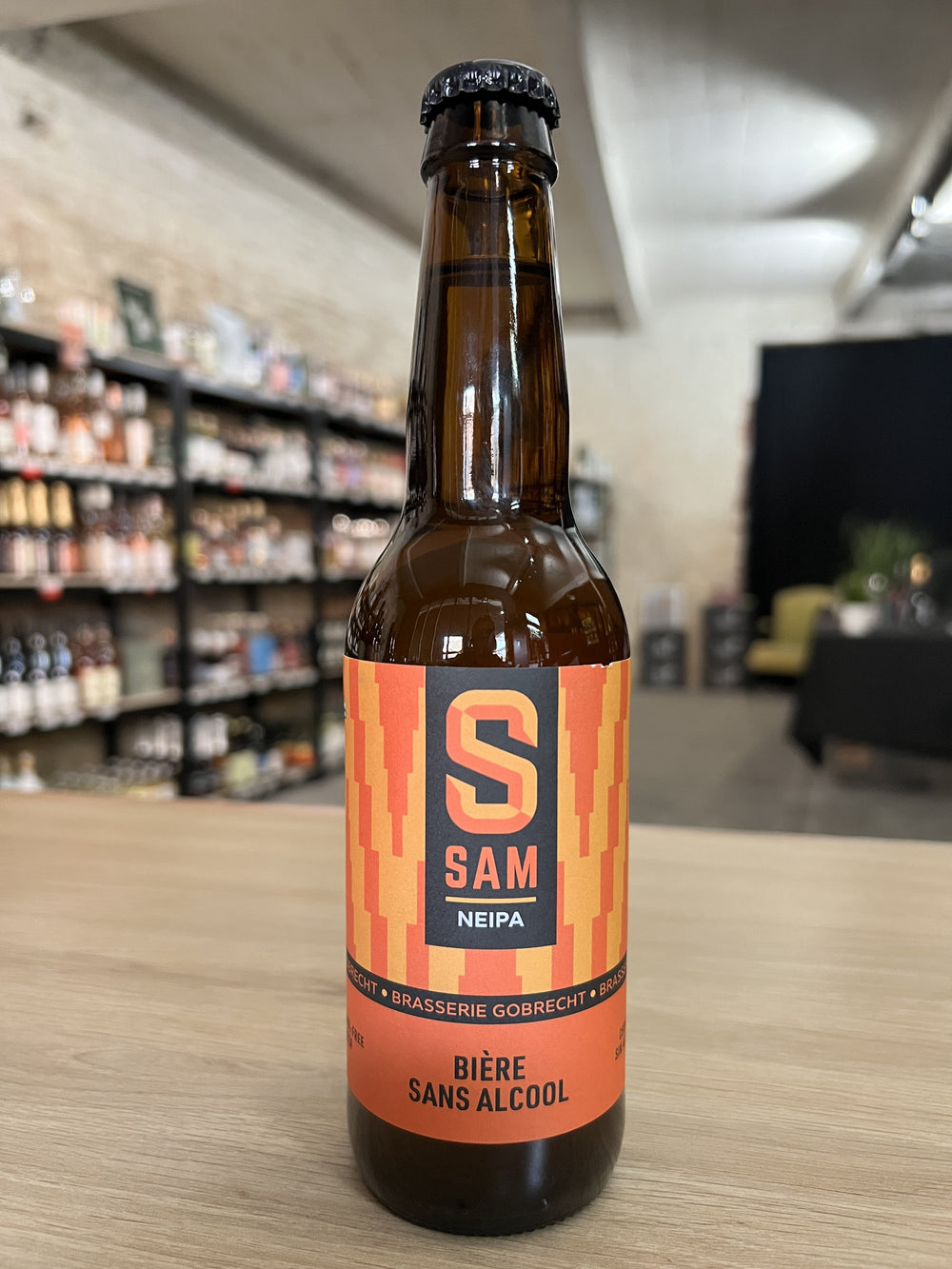 SAM NEIPA Bier ohne Alkohol 0,5 % – 33 cl Flasche