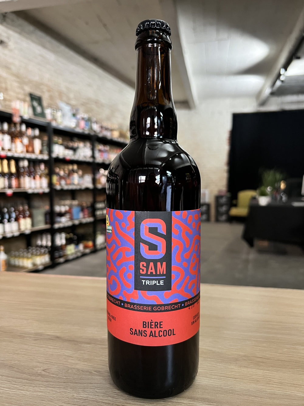 Triple SAM Bier ohne Alkohol 0,5 % – 75 cl Flasche