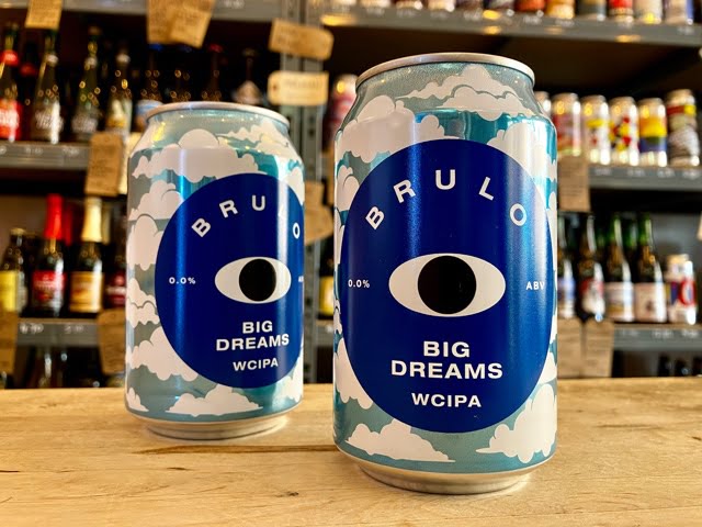 Brulo Big Dreams West Coast IPA Bier ohne Alkohol 0,0%