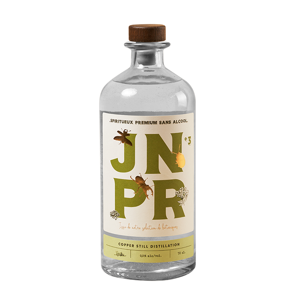JNPR N°3 Spiritueux sans alcool Sanzalc, cave sans alcool pour adultes décomplexés