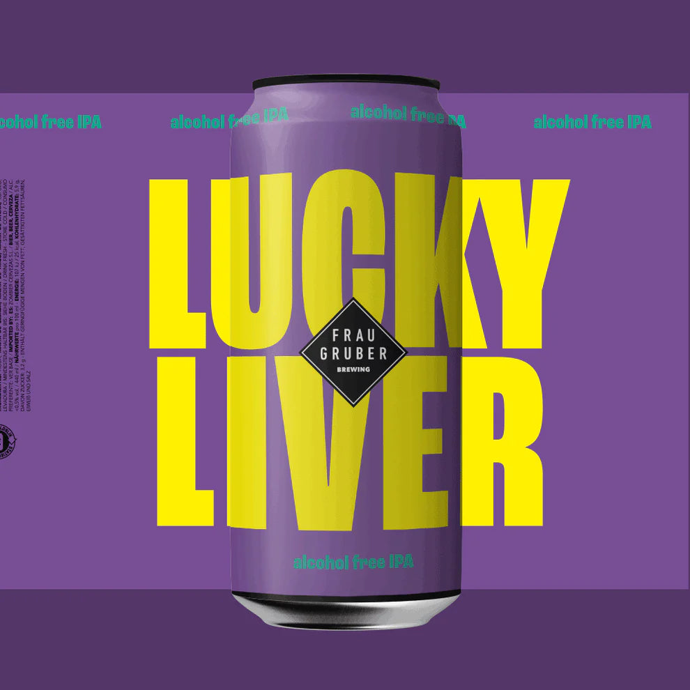 Fraugruber Lucky Liver IPA Bier ohne Alkohol 0,5%