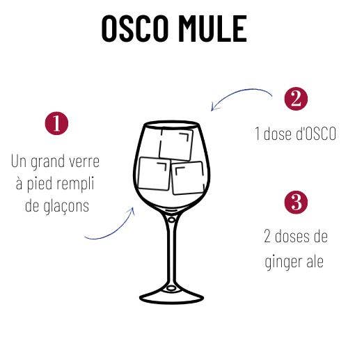 OSCO Le Rouge Ardent Bio 0,0% sans alcool Sanzalc, cave sans alcool pour adultes décomplexés