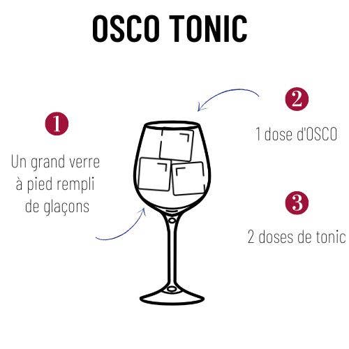 OSCO Le Rouge Ardent Bio 0,0% sans alcool Sanzalc, cave sans alcool pour adultes décomplexés