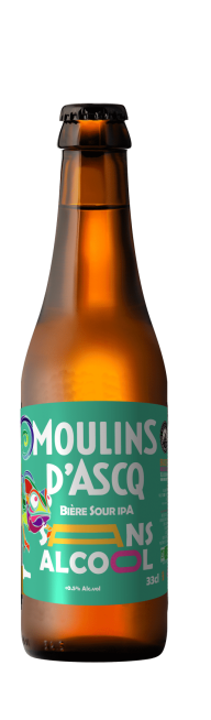 Moulins d'Ascq Sour Beer IPA sin alcohol 0,5%