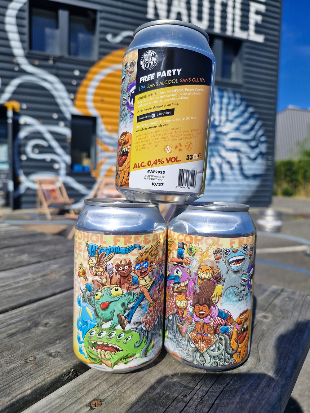 Nautil IPA-Bier ohne Alkohol oder Gluten 0,4 %