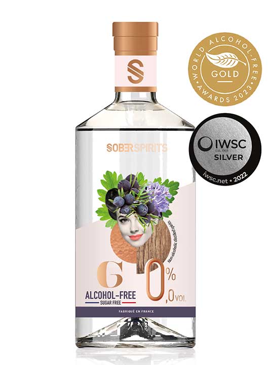 Sober Spirits G 0.0% - Alternative au Gin Sanzalc, cave sans alcool pour adultes décomplexés