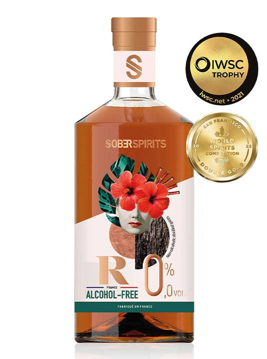 Sober Spirits R 0.0% - Alternative au Rhum Sanzalc, cave sans alcool pour adultes décomplexés