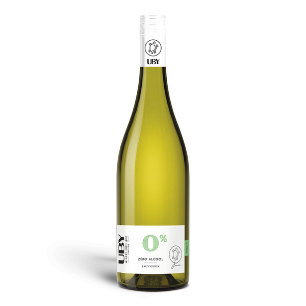 UBY Sauvignon 0,0% biologische witte wijn zonder alcohol