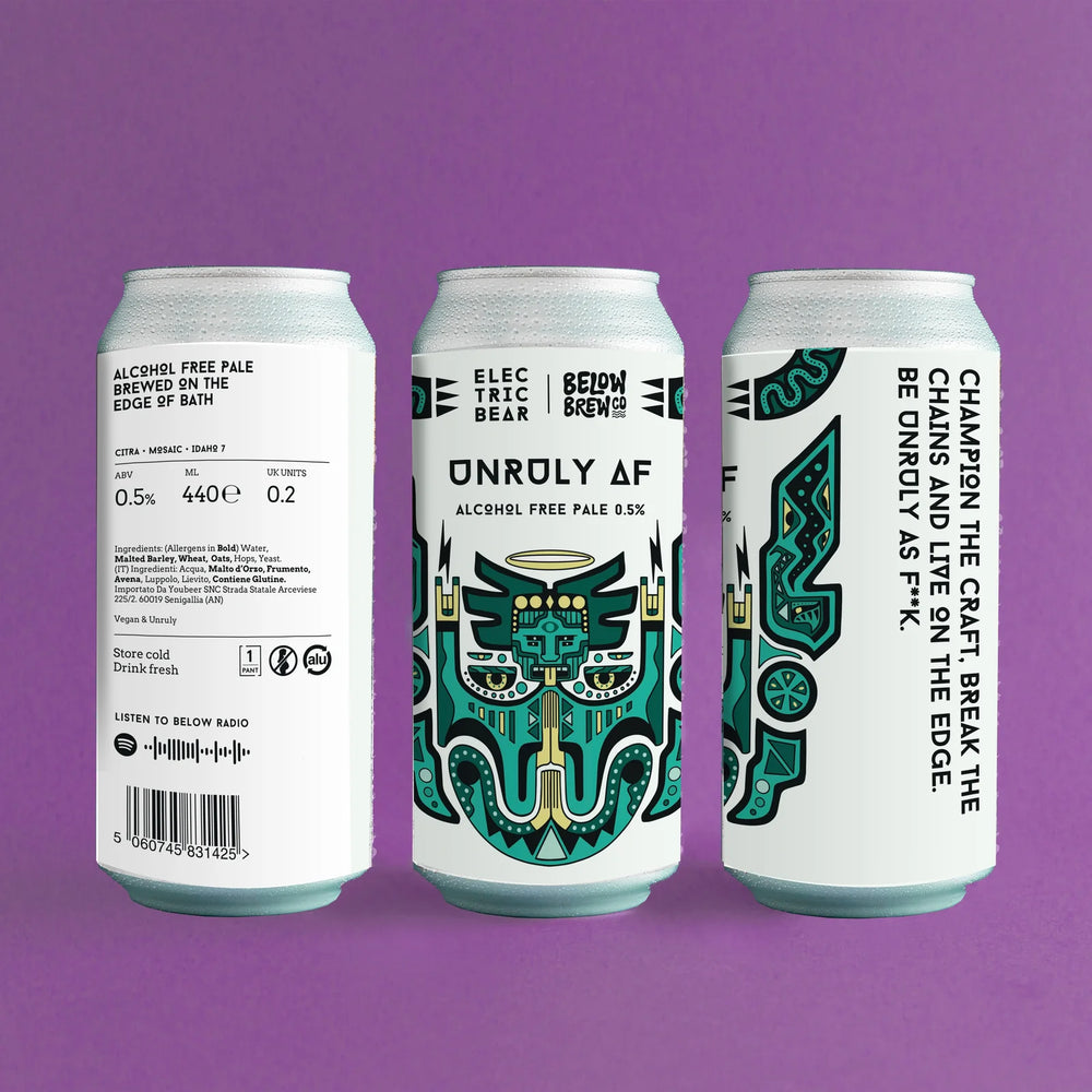 Below Brew Beer - Unruly AF ohne Alkohol 0,5%