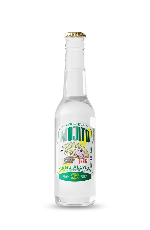 Upper Mojito 0% sans alcool Sanzalc, cave sans alcool pour adultes décomplexés