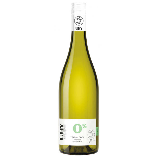 Vin blanc UBY Sauvignon 0.0% Bio sans alcool Sanzalc, cave sans alcool pour adultes décomplexés