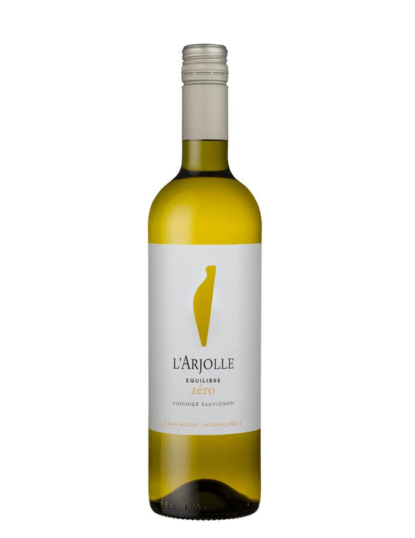 Vin blanc sans alcool Arjolle Équilibre Zéro 0.0% Sanzalc, cave sans alcool pour adultes décomplexés