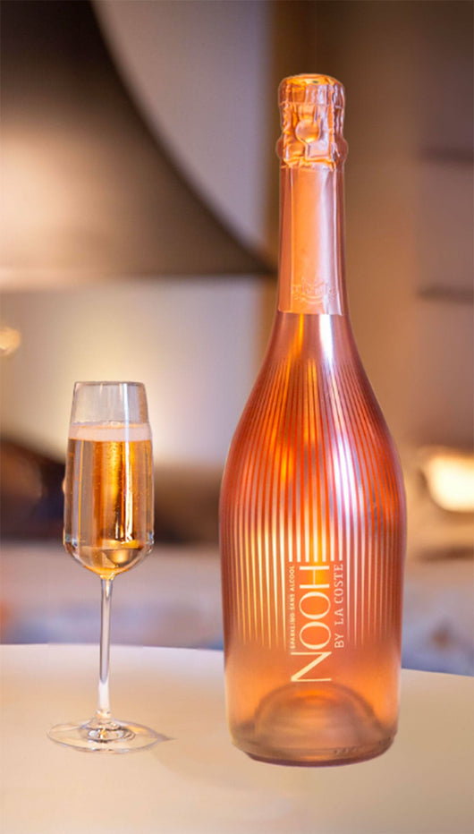 Vin effervescent rosé NOOH by La Coste 0,0% sans alcool Sanzalc, cave sans alcool pour adultes décomplexés