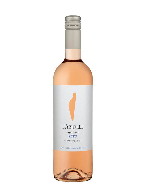 Vin rosé sans alcool Arjolle Équilibre Zéro 0.0% Sanzalc, cave sans alcool pour adultes décomplexés