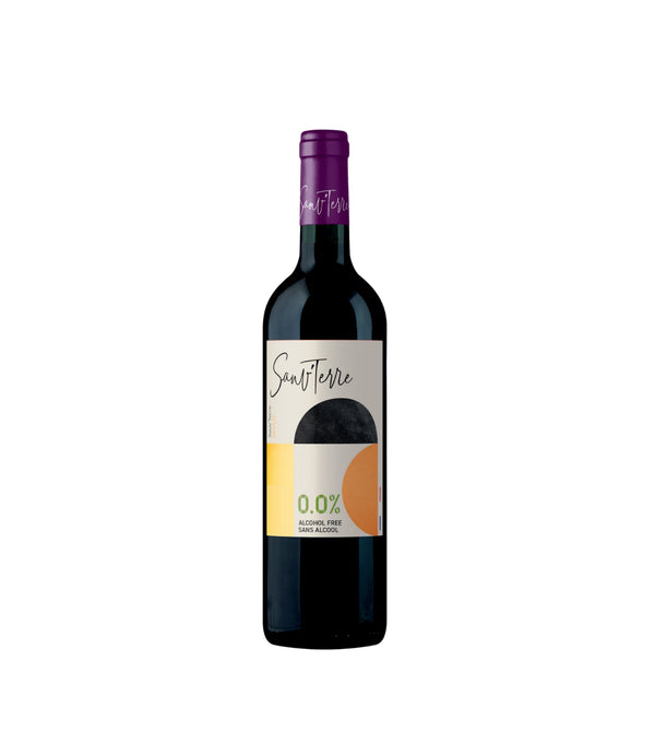 Vin rouge Sauv'Terre sans alcool 0,0% Sanzalc, cave sans alcool pour adultes décomplexés