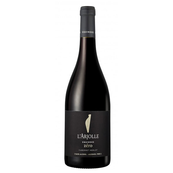 Vin rouge sans alcool Arjolle Équinoxe Zéro 0.0% Sanzalc, cave sans alcool pour adultes décomplexés