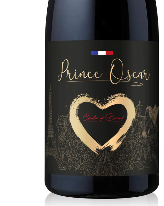 Vin rouge sans alcool CLOS DE BOÜARD cuvée Prince Oscar Sanzalc, cave sans alcool pour adultes décomplexés