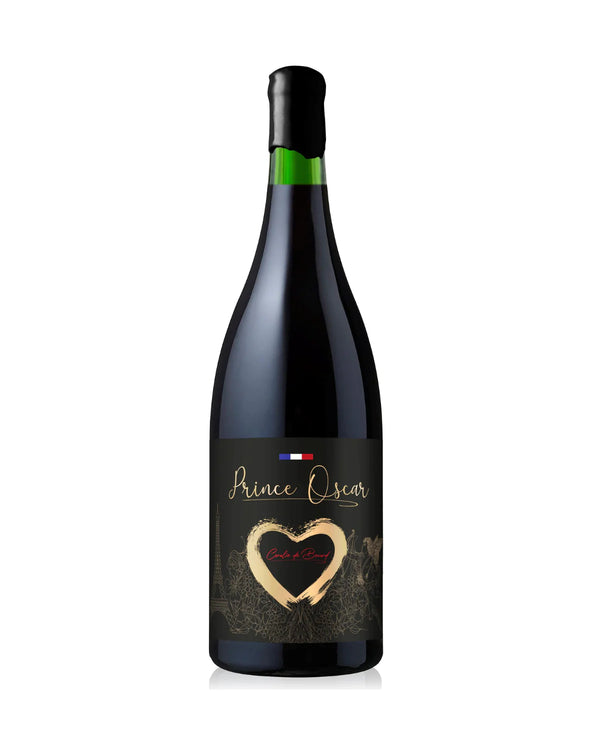 Vin rouge sans alcool CLOS DE BOÜARD cuvée Prince Oscar Sanzalc, cave sans alcool pour adultes décomplexés