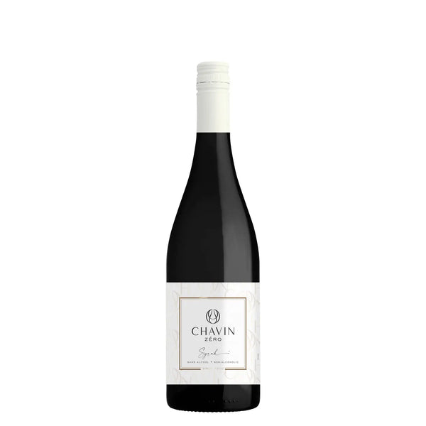Vin rouge sans alcool Chavin Zéro Syrah 0% Sanzalc, cave sans alcool pour adultes décomplexés