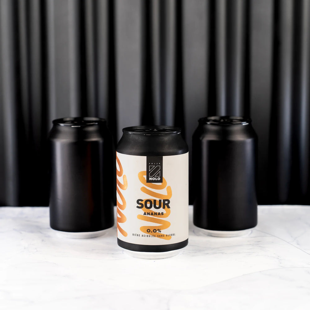 PRIZM NOLO Saures Ananasbier ohne Alkohol 0%