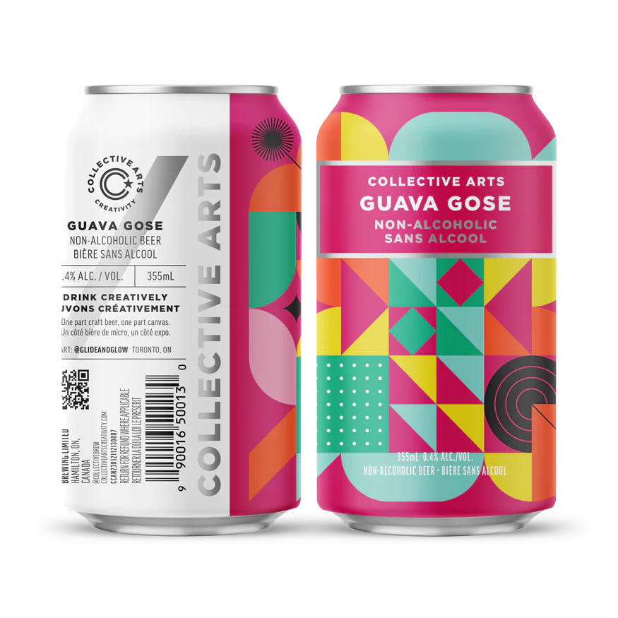 Collective Arts Guava Gose Bier ohne Alkohol 0,4%